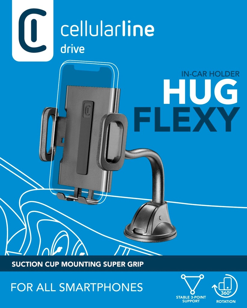 Cellularline Drive in-car holder Hug Flexy