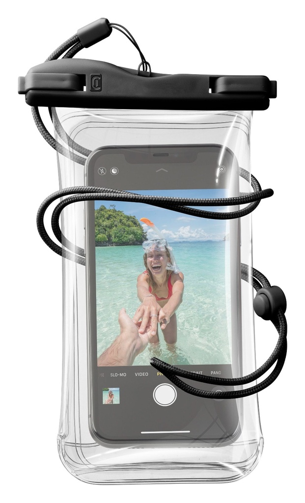 Cellularline Voyager - Universal Waterproof Cover In Black.