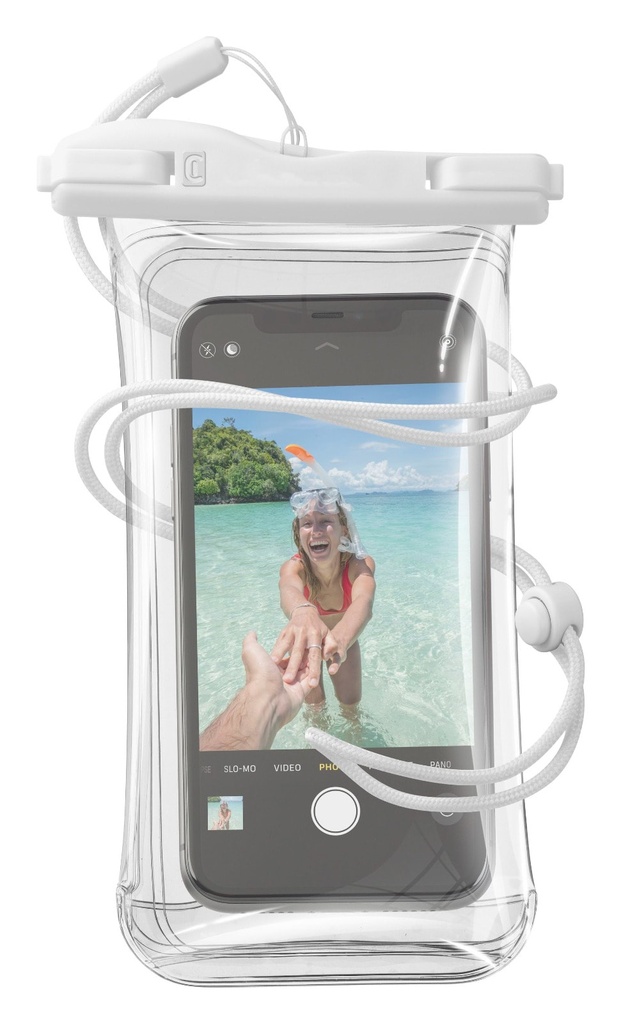 Cellularline Voyager - Universal Waterproof Cover In White