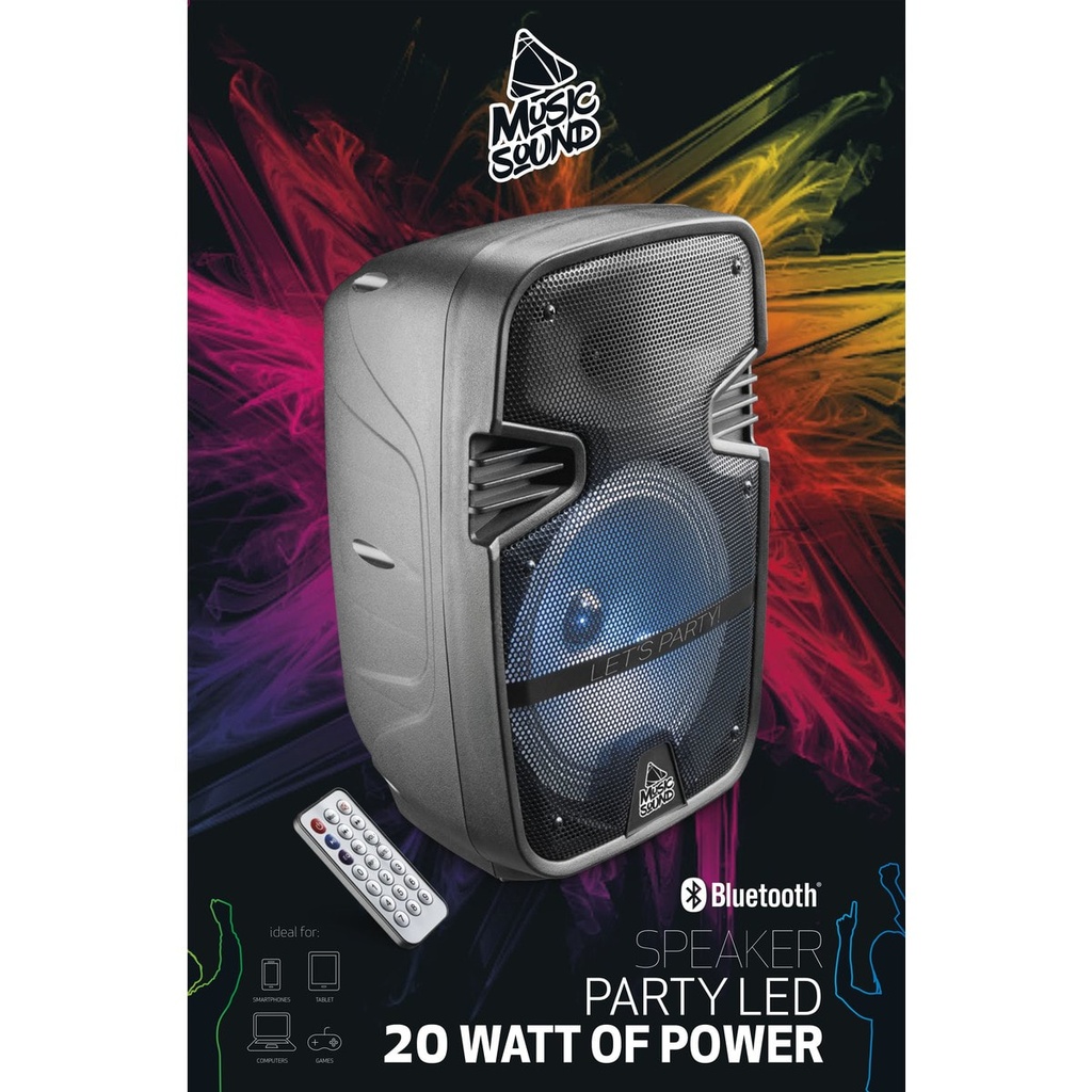 MUSIC SOUND BLUETOOTH SPEAKER PARTY LED