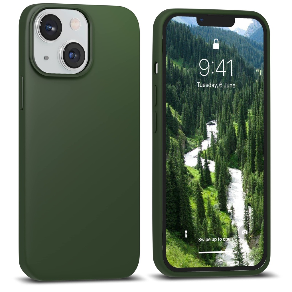 Silicone Case in Green Iphone 13 PRO MAX