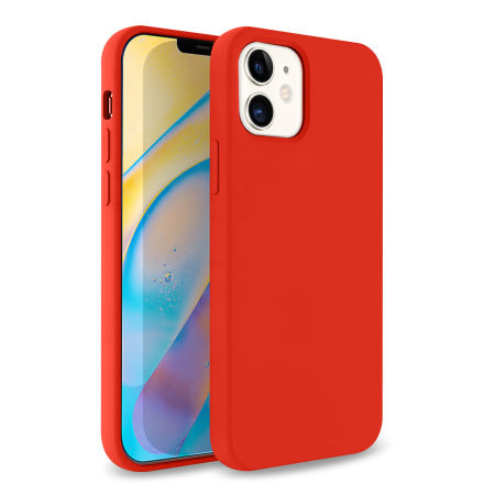 SILICONE PROTECTIVE CASE IN RED IPHONE 14 PRO