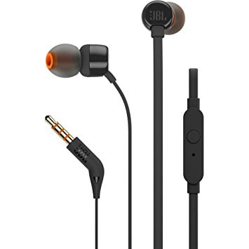 JBL T110 Black Wired in-ear Headphones