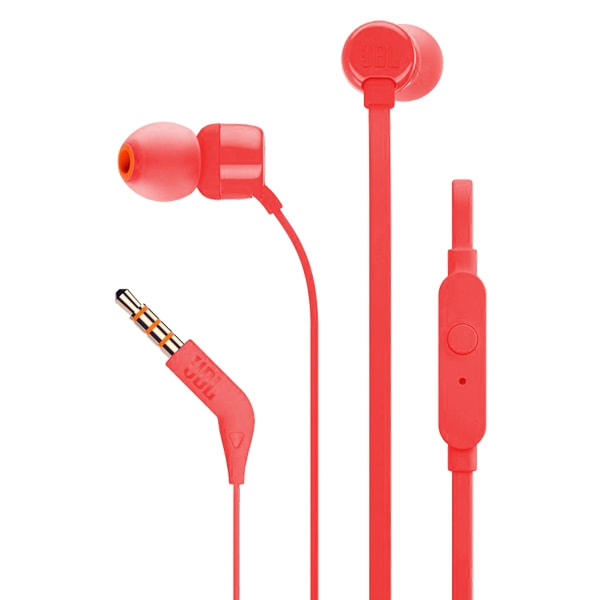 JBL T110 Red Wired in-ear Earphones