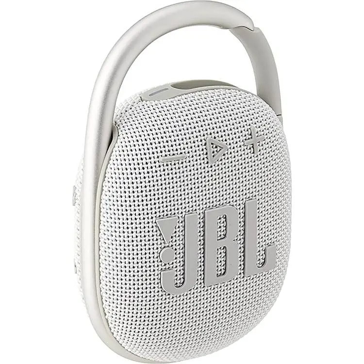 JBL Portable Bluetooth Speaker Clip 4 white