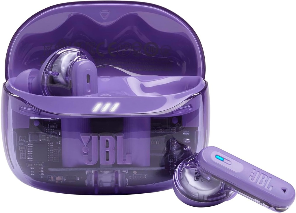 JBL Tune Flex 2 Ghost Edition Wireless Earbuds Mauve