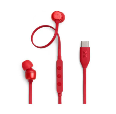 JBL Tune 310C Red Wired in-ear Headphone