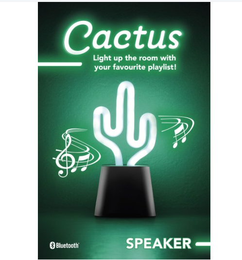 Cellularline Cactus Light Speaker
