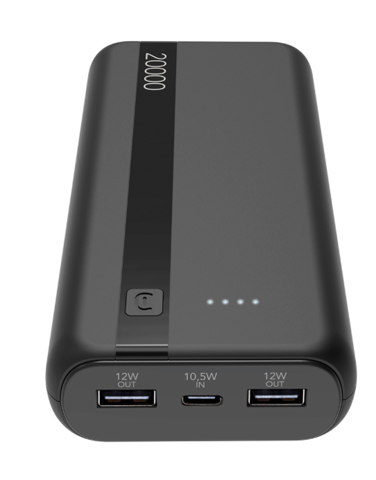 Cellularline Power bank 20000 in Black