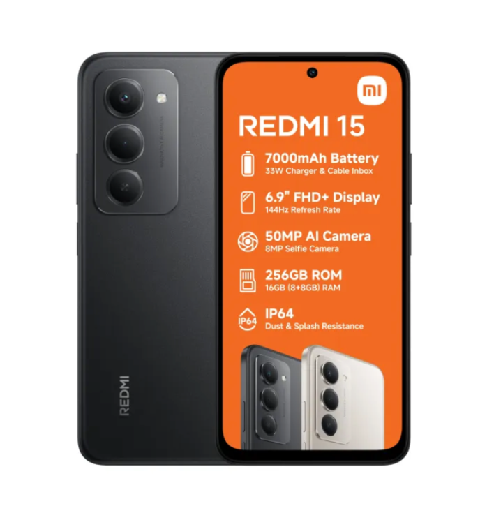 Xiaomi Redmi 15 256GB/ 8GB RAM Black