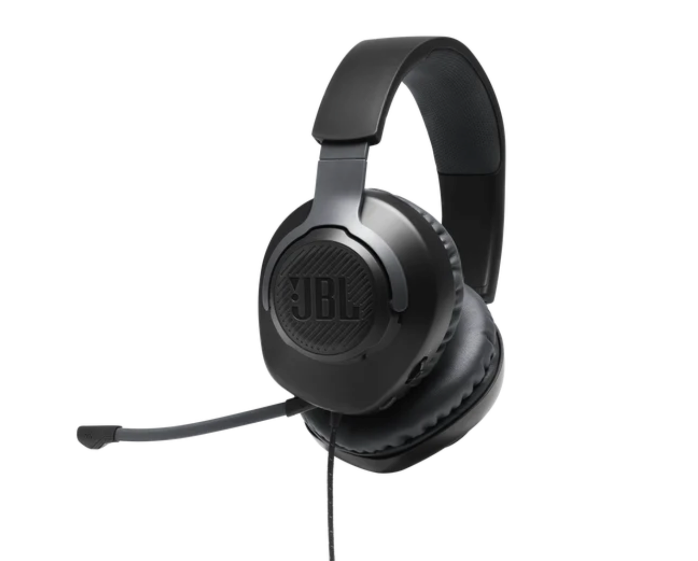 JBL QUANTUM 100 WIRED HEADPHONES BLACK
