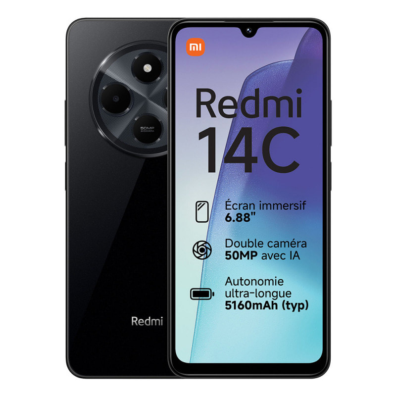 XIAOMI REDMI 14C 128GB IN BLACK