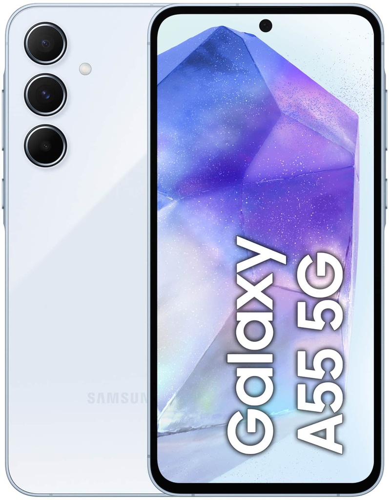 GALAXY A55 256GB 8GB RAM IN AWSOME ICE BLUE