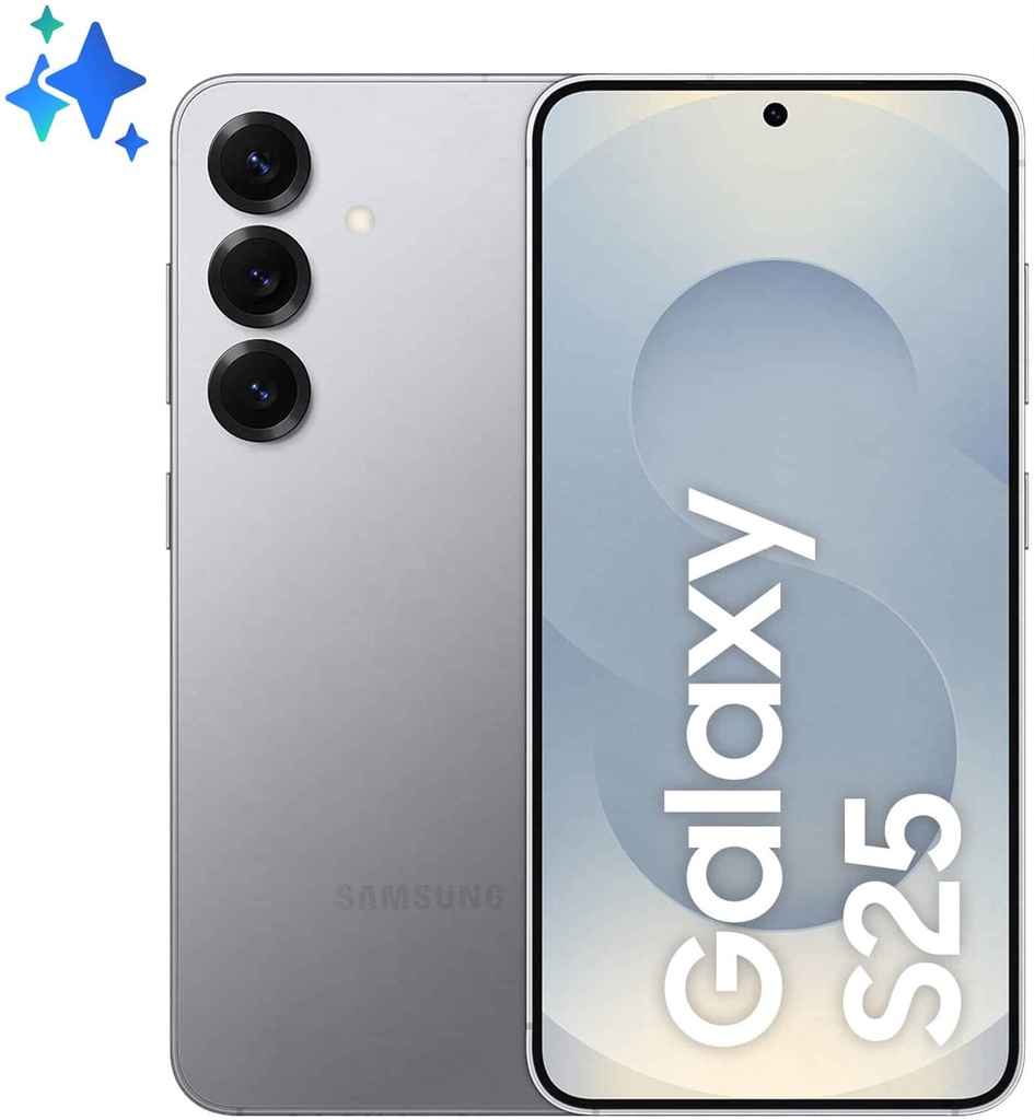SAMSUNG S25 12GB RAM 128 GB IN SHADOW SILVER