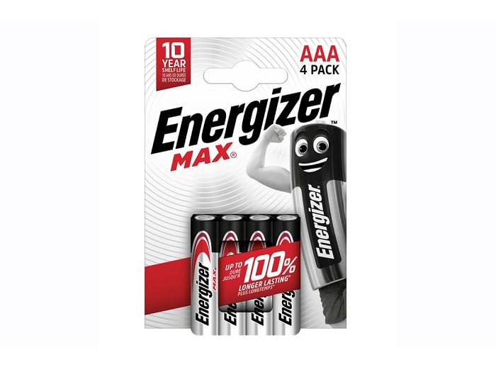 ENERGIZER MAX BATTERIES AAA   (4 PACK )