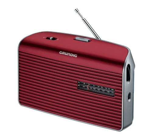 GRUNDIG ADJUSTABLE FM RADIO RED MUSIC 60