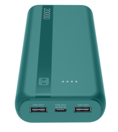 Cellularline Power bank 20000 in Green