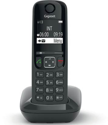 GIGASET AS690 CORDLESS SET BLACK