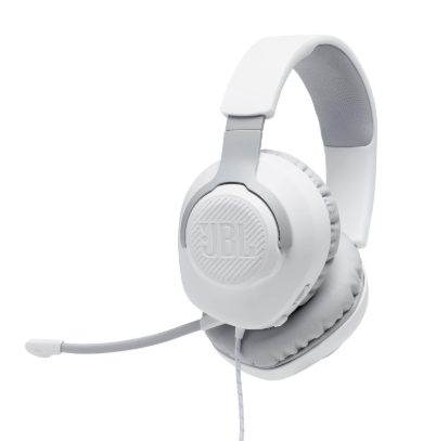 JBL QUANTUM 100 WIRED HEADPHONES WHITE