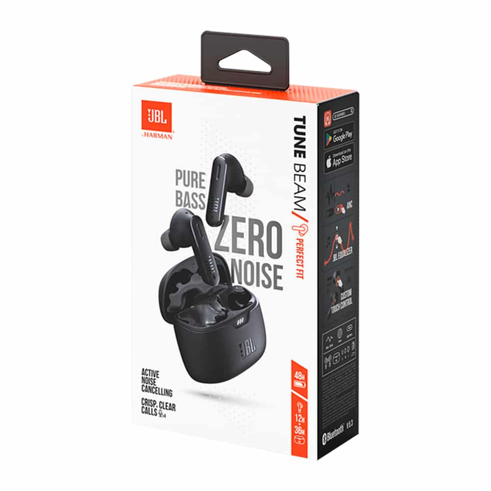 JBL TUNE BEAM WIRELESS EARBUDS WHITE