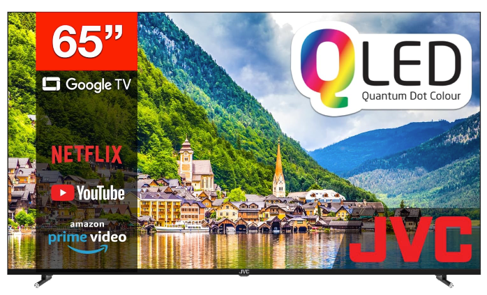JVC 65 INCH QLED 4K Google TV