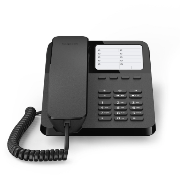 GIGASET DESK400 CORDED TELEPHONE BLACK