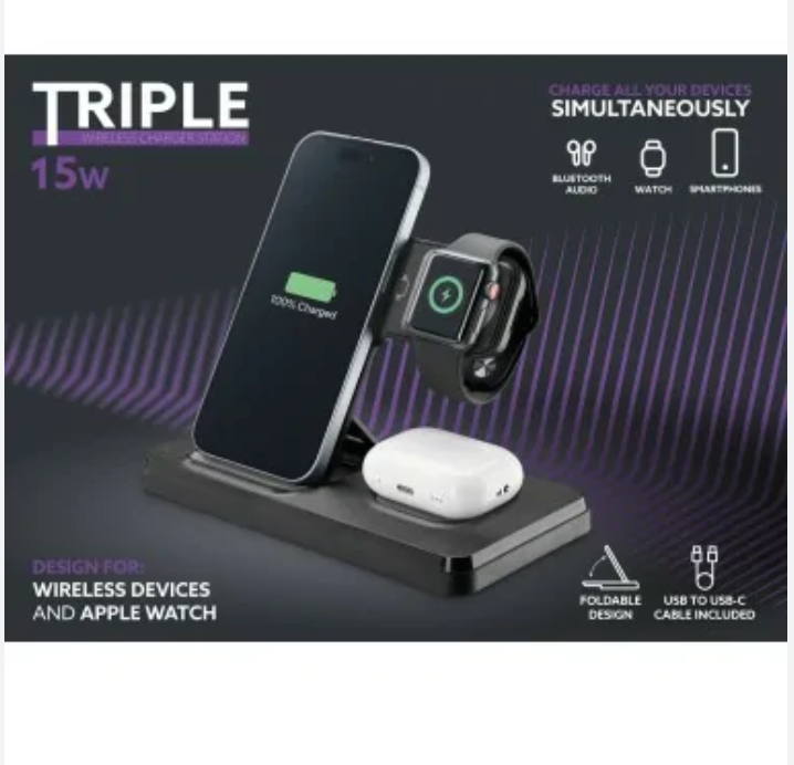 Cellularline Triple Station 3 in 1