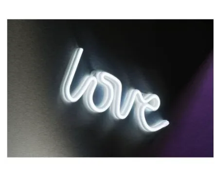 Cellularline LED Wall Neon Love Sign